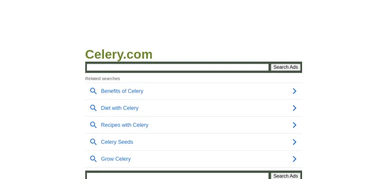 Screenshot Celery.com