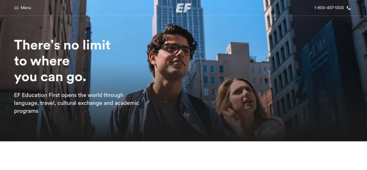 Screenshot EF.com