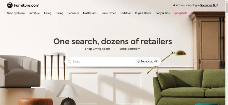 Screenshot Furniture.com