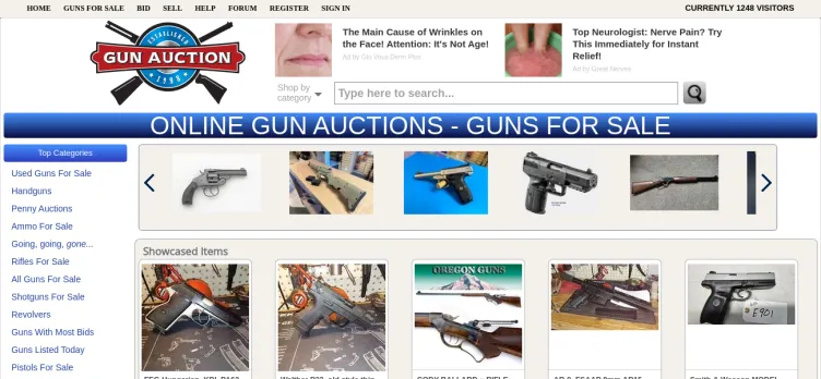 Screenshot GunAuction.com