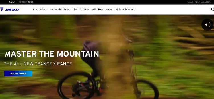 Screenshot Giant Bicycles