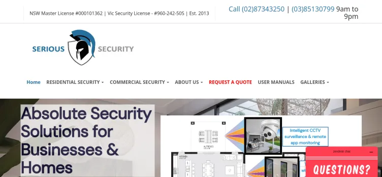 Screenshot SeriousSecurity.com.au