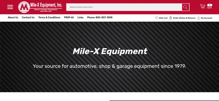 Screenshot Mile-X.com