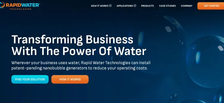 Screenshot RapidWaterTech.com