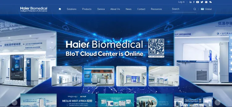 Screenshot HaierMedical.com