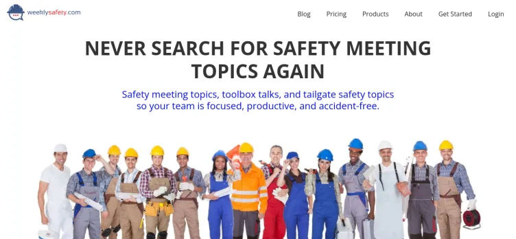 Screenshot Weeklysafety.com