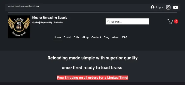 Screenshot Kluster Reloading Supply