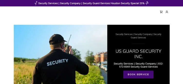 Screenshot USGuardSecurity.com