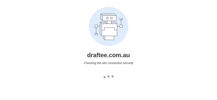 Screenshot www.draftee.com.au