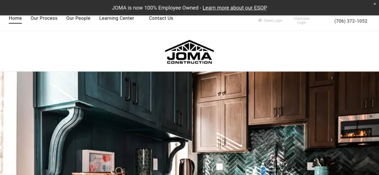 Screenshot JOMA Construction