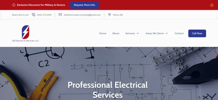 Screenshot 302ElectricalServices.com