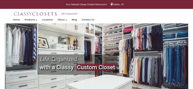 Screenshot Classy Closets