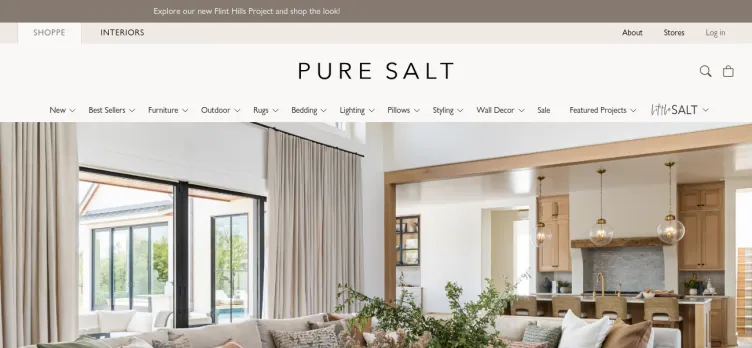 Screenshot PureSaltInteriors.com