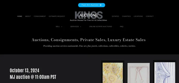 Screenshot Kings-Auctions.com