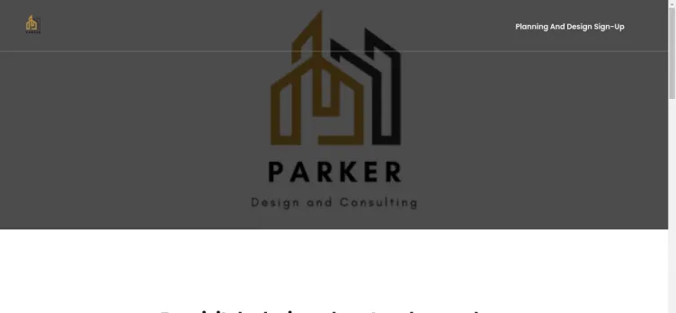 Screenshot ParkerDesignConsult.com