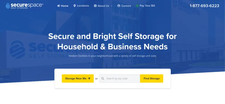 Screenshot SecureSpace.com