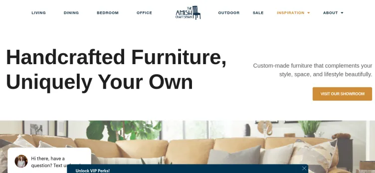 Screenshot Amish Craftsman Furniture