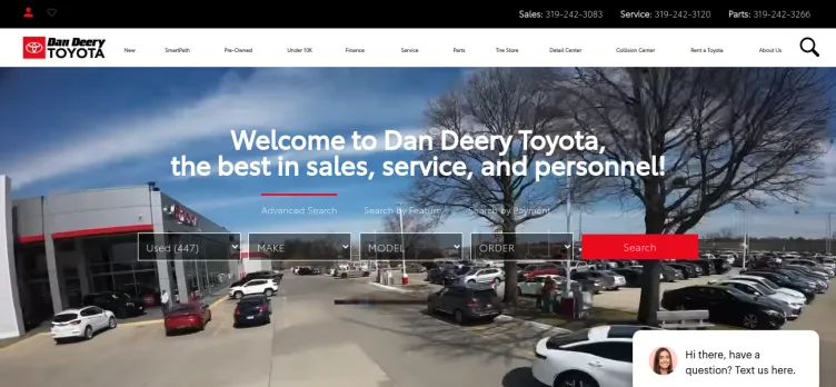 Screenshot Dan Deery Toyota