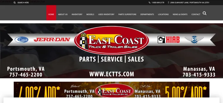 Screenshot ECTTS.com