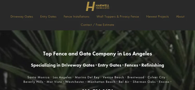 Screenshot Harwell Design