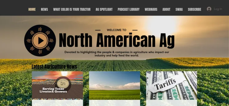 Screenshot North American Ag