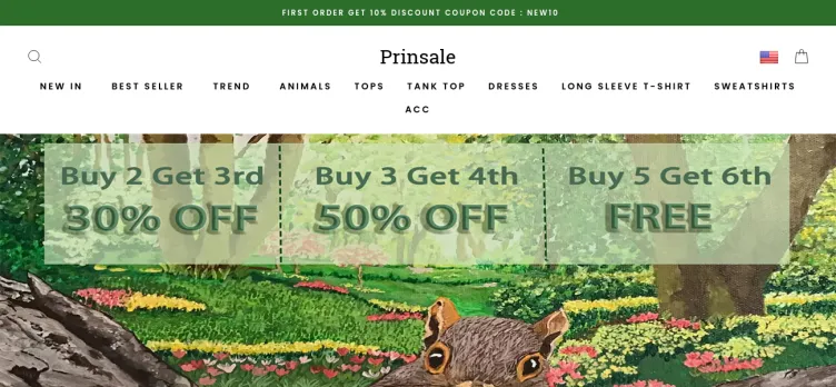 Screenshot Prinsale