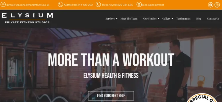 Screenshot Elysium Health and Fitness