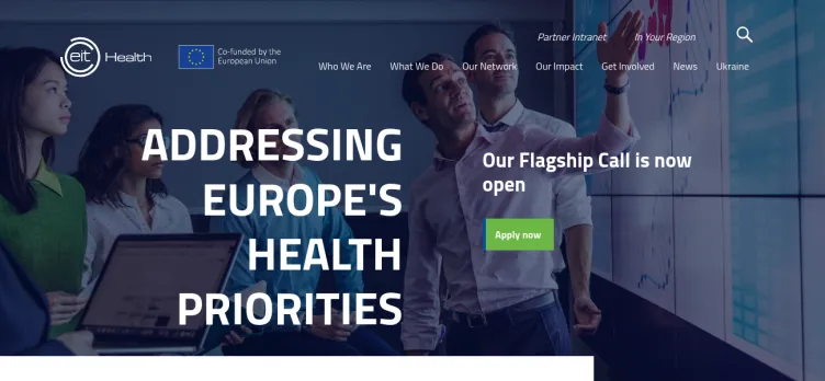 Screenshot EIT Health