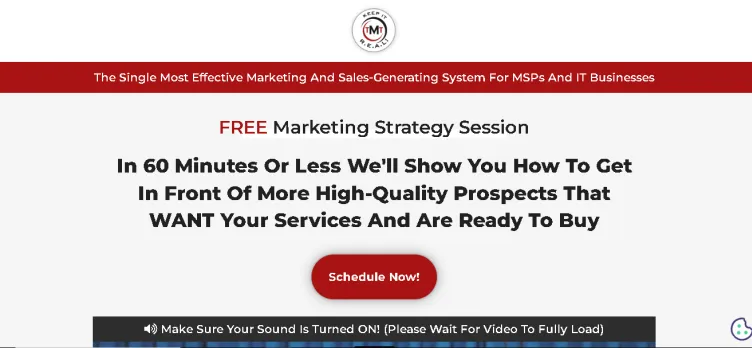 Screenshot ITMarketingPlan.com