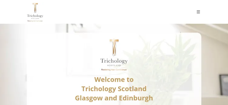 Screenshot Trichology Scotland