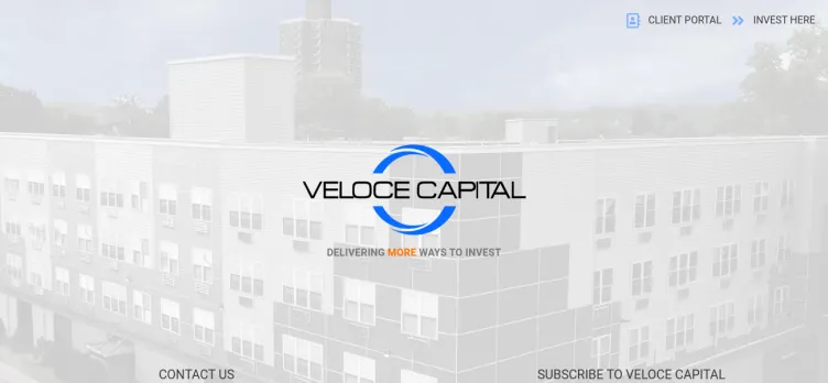 Screenshot Veloce Capital