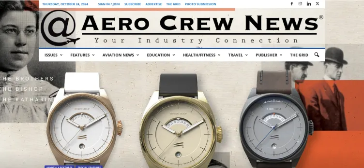 Screenshot Aero Crew News