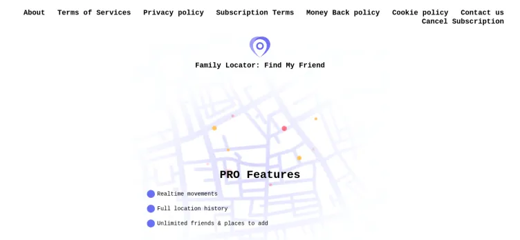 Screenshot location-tracking-apps.com