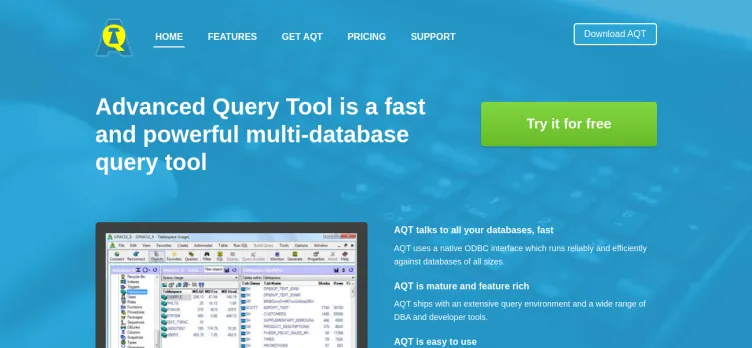 Screenshot QueryTool.com