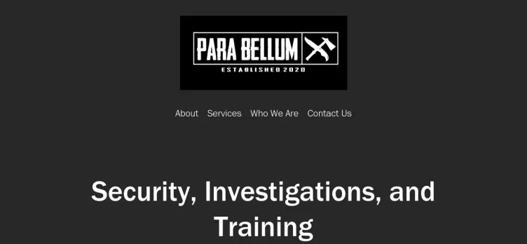 Screenshot Parabellumss.com