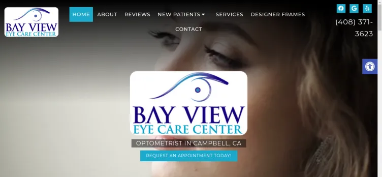 Screenshot Bay View Eye Care Center