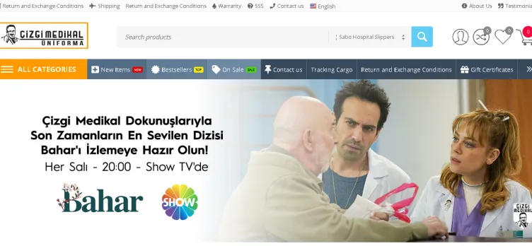 Screenshot CizgiMedikal.com