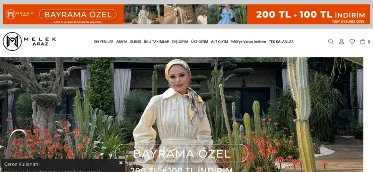 Screenshot www.melekaraz.com