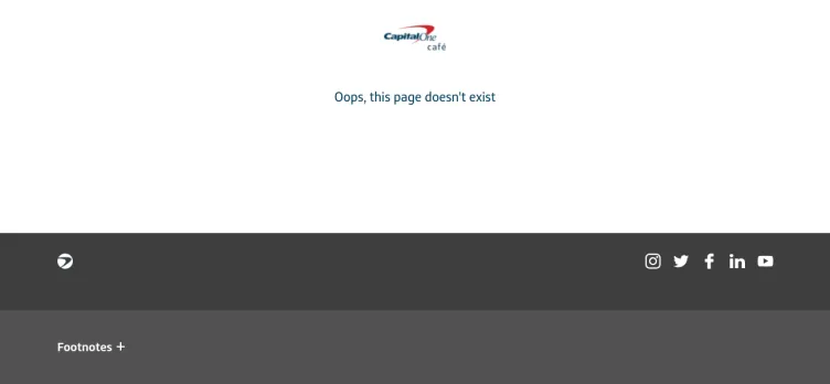 Screenshot coffree.capitalone.com