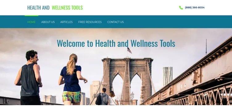 Screenshot Health and Wellness Tools