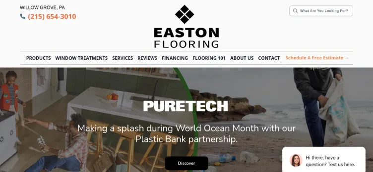 Screenshot Easton Flooring