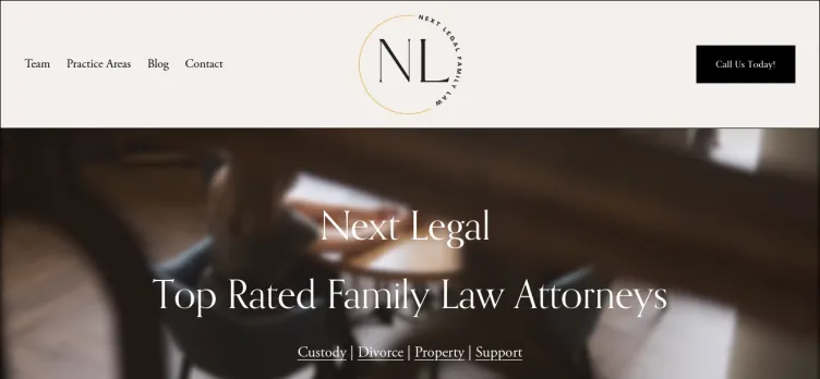 Screenshot NextLegal Law