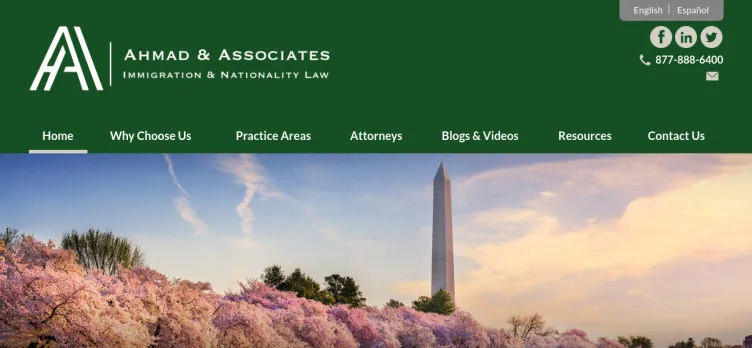 Screenshot Ahmad & Associates