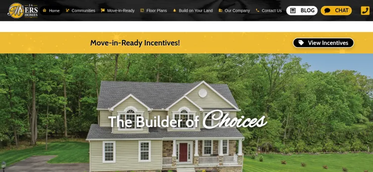 Screenshot JAMyersHomes.com