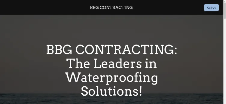 Screenshot BBG Contracting