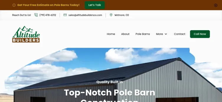 Screenshot AltitudeBuildersCo.com