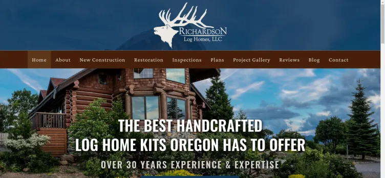 Screenshot Richardson Log Homes