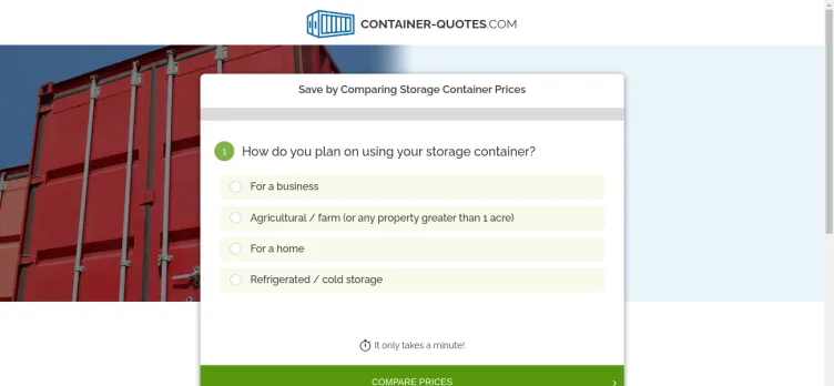 Screenshot Container-Quotes.com