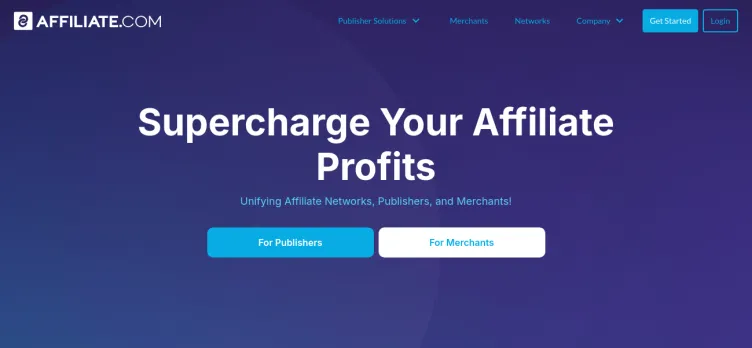 Screenshot Affiliate.com