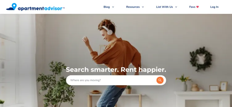 Screenshot ApartmentAdvisor